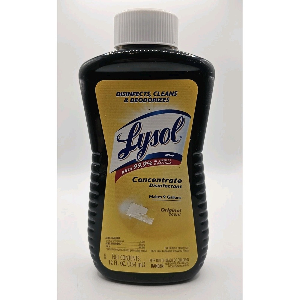 LYSOL Disinfectant Concentrate - Original Scent - 12 Fl oz DISCONTINUED